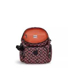 City Zip Mini Printed Backpack