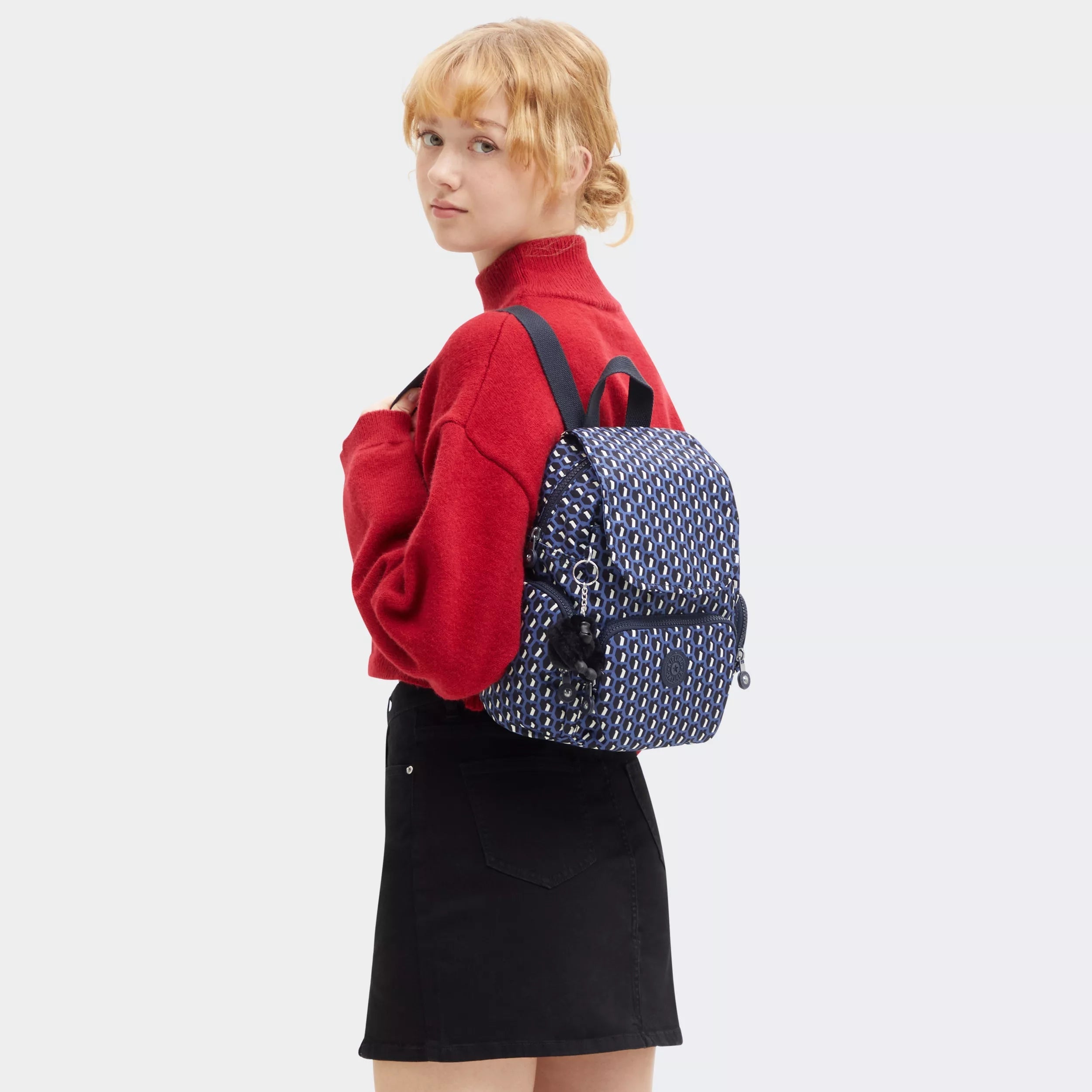 City Zip Mini Printed Backpack