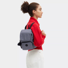 City Zip Mini Printed Backpack