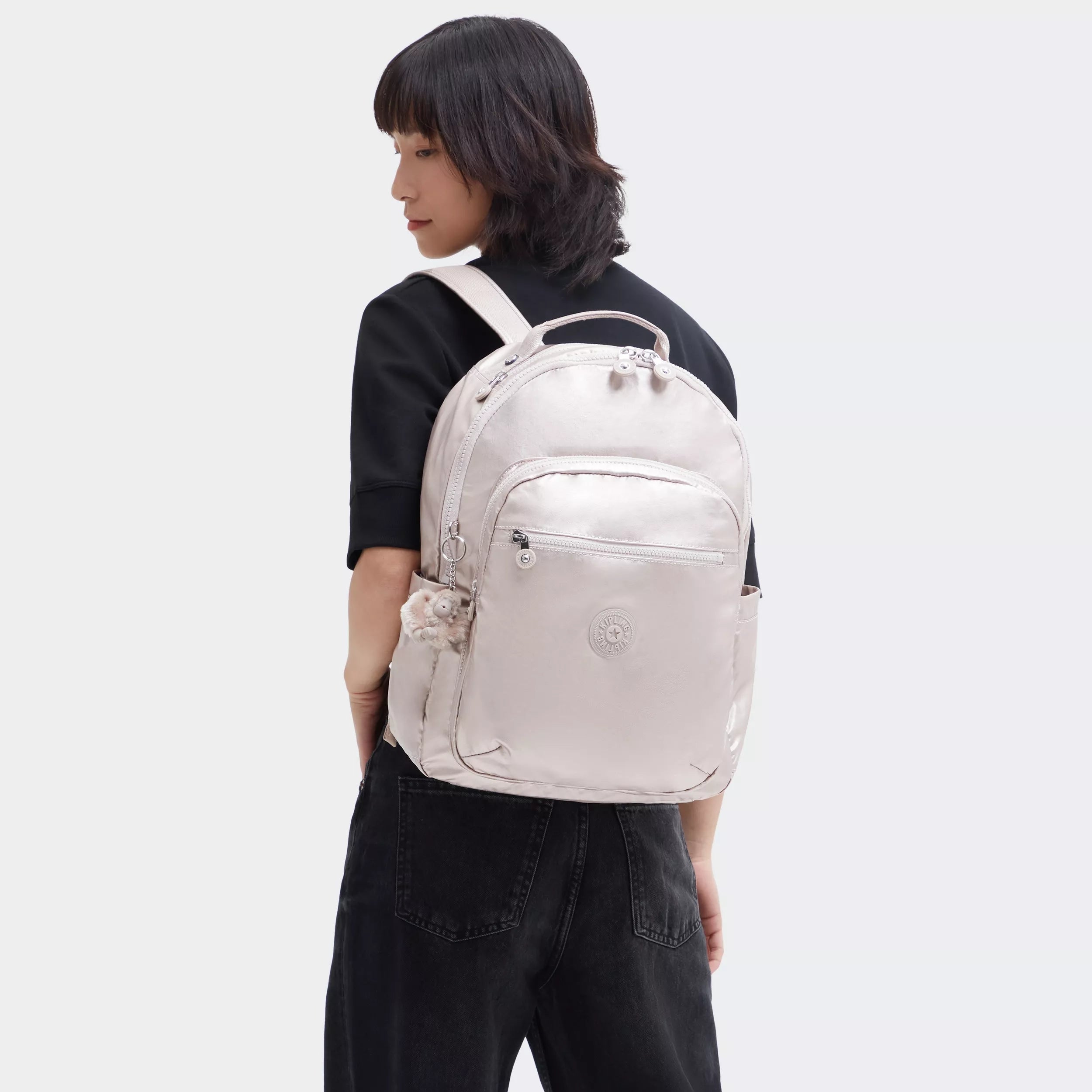 Seoul Large Metallic 15 Laptop Backpack