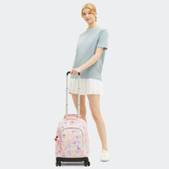 New Zea Printed 15 Laptop Rolling Backpack