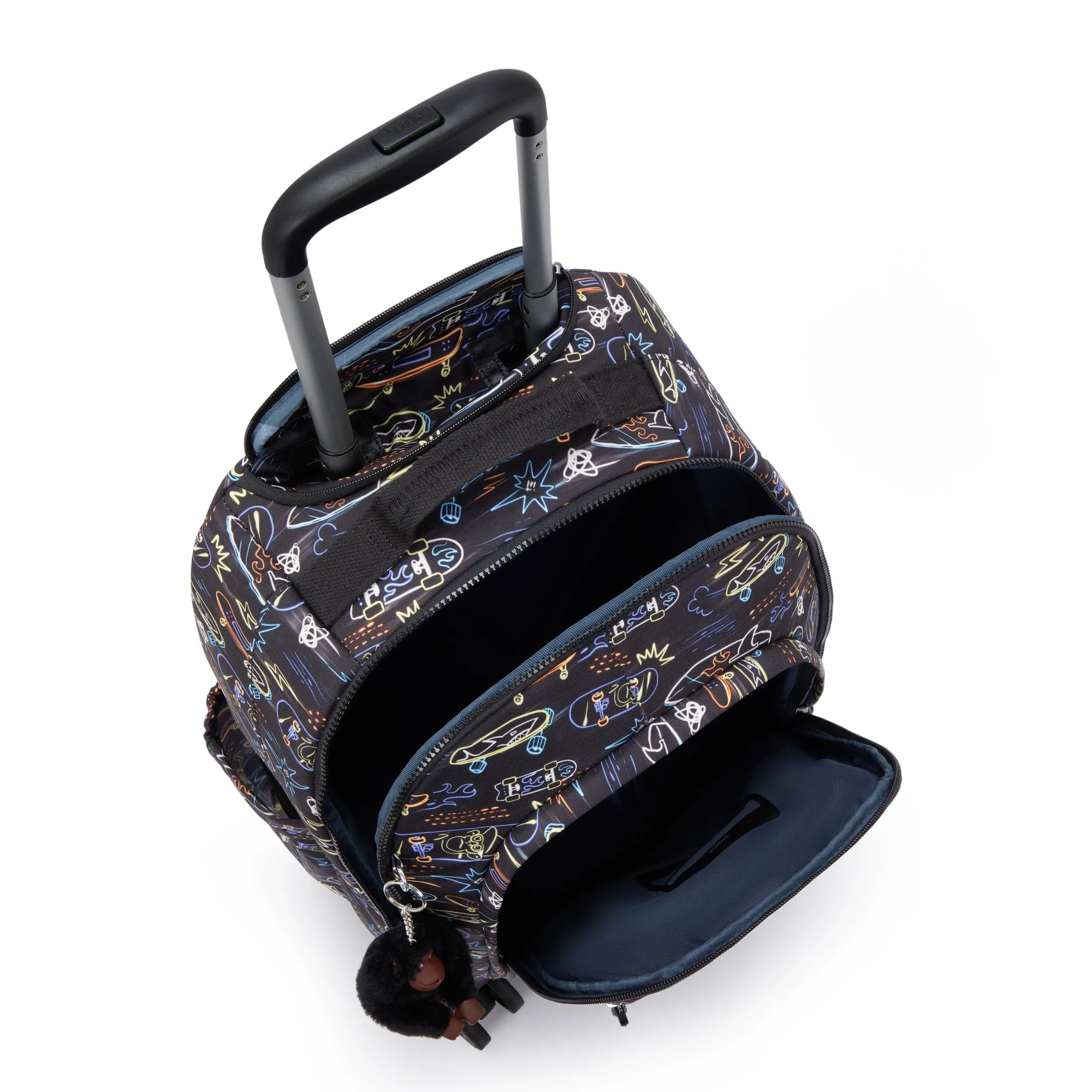 New Zea Printed 15 Laptop Rolling Backpack