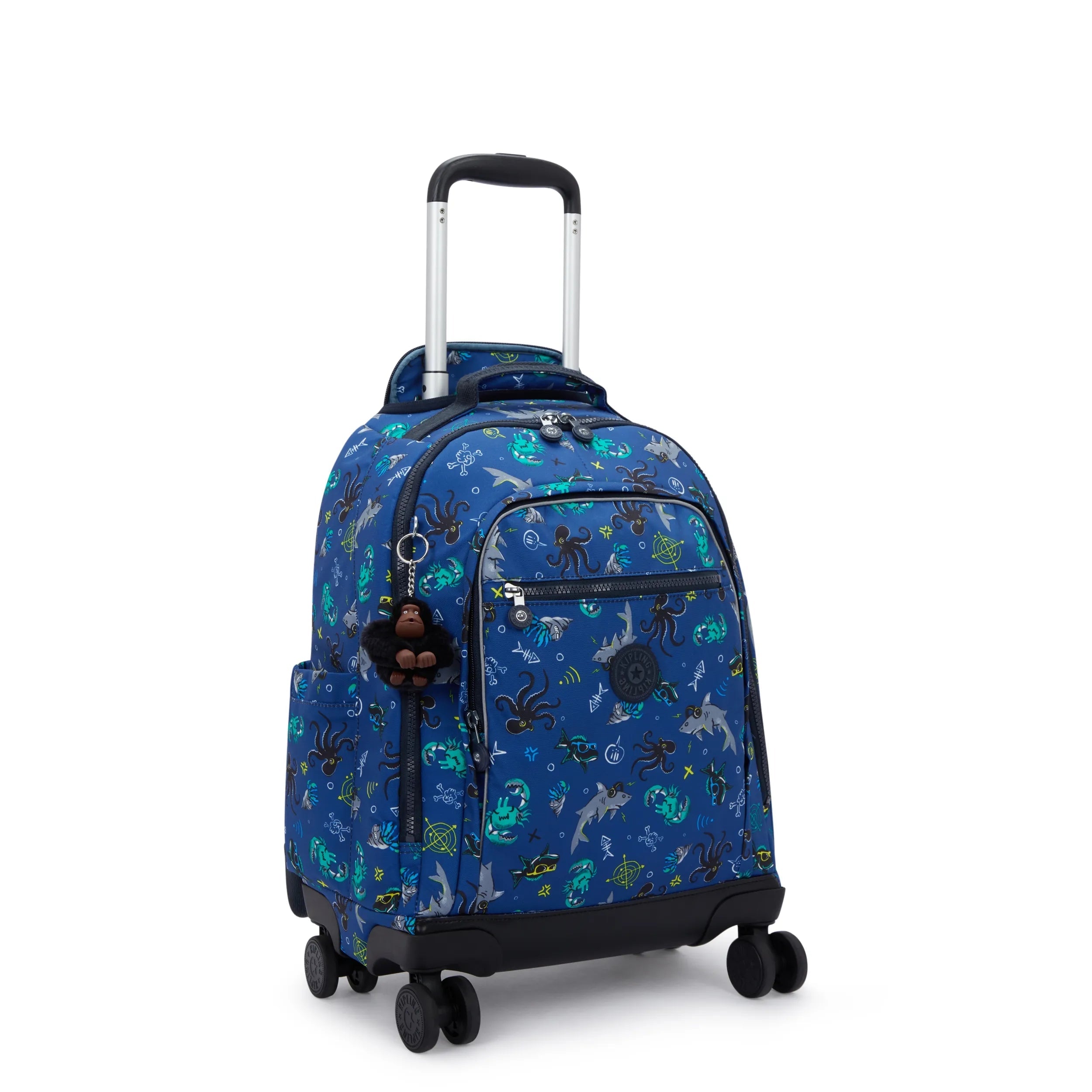 New Zea Printed 15 Laptop Rolling Backpack