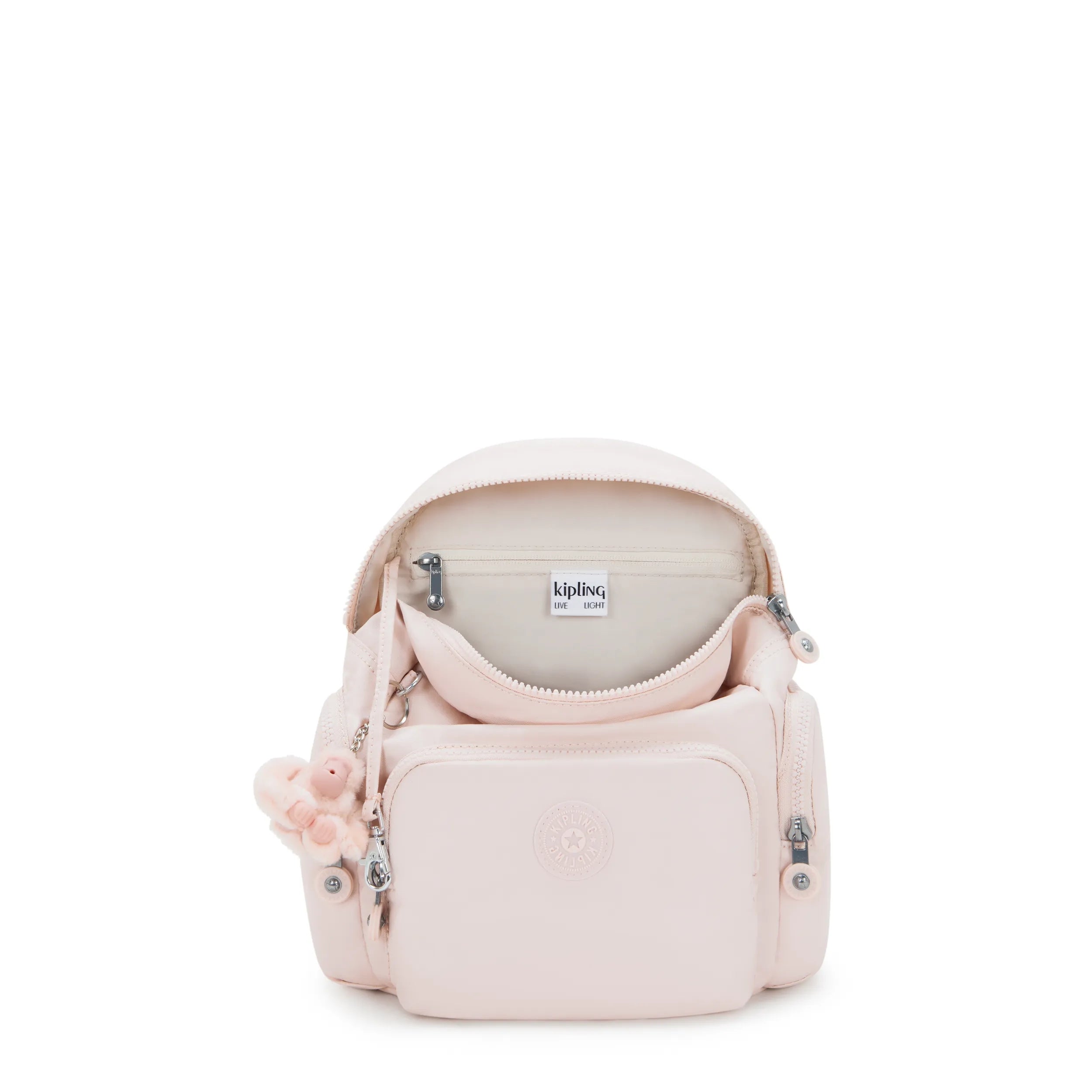 City Zip Mini Metallic Backpack