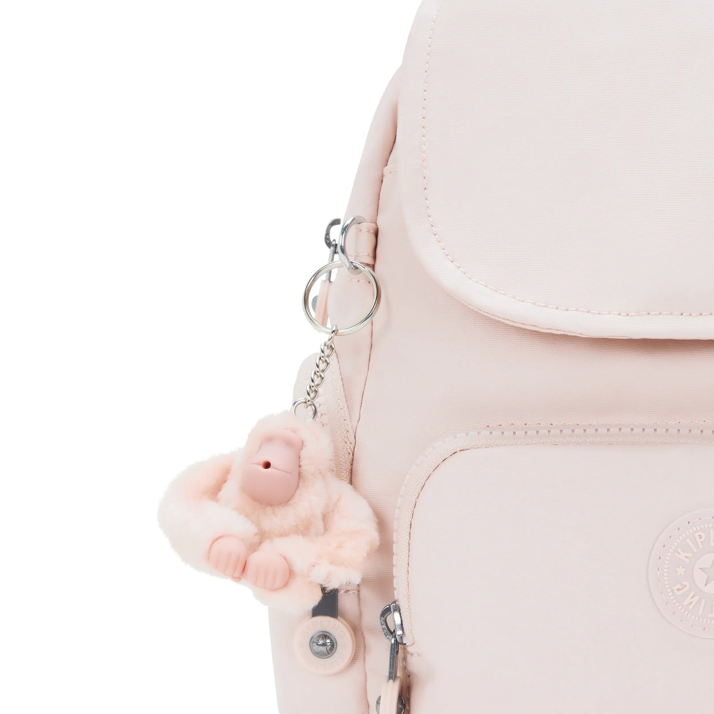 City Zip Mini Metallic Backpack