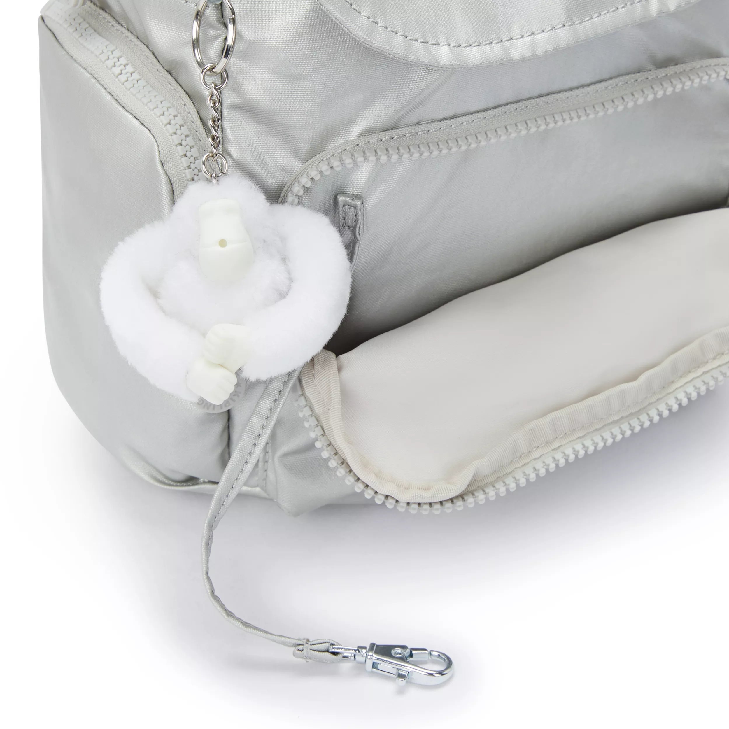 City Zip Mini Metallic Backpack