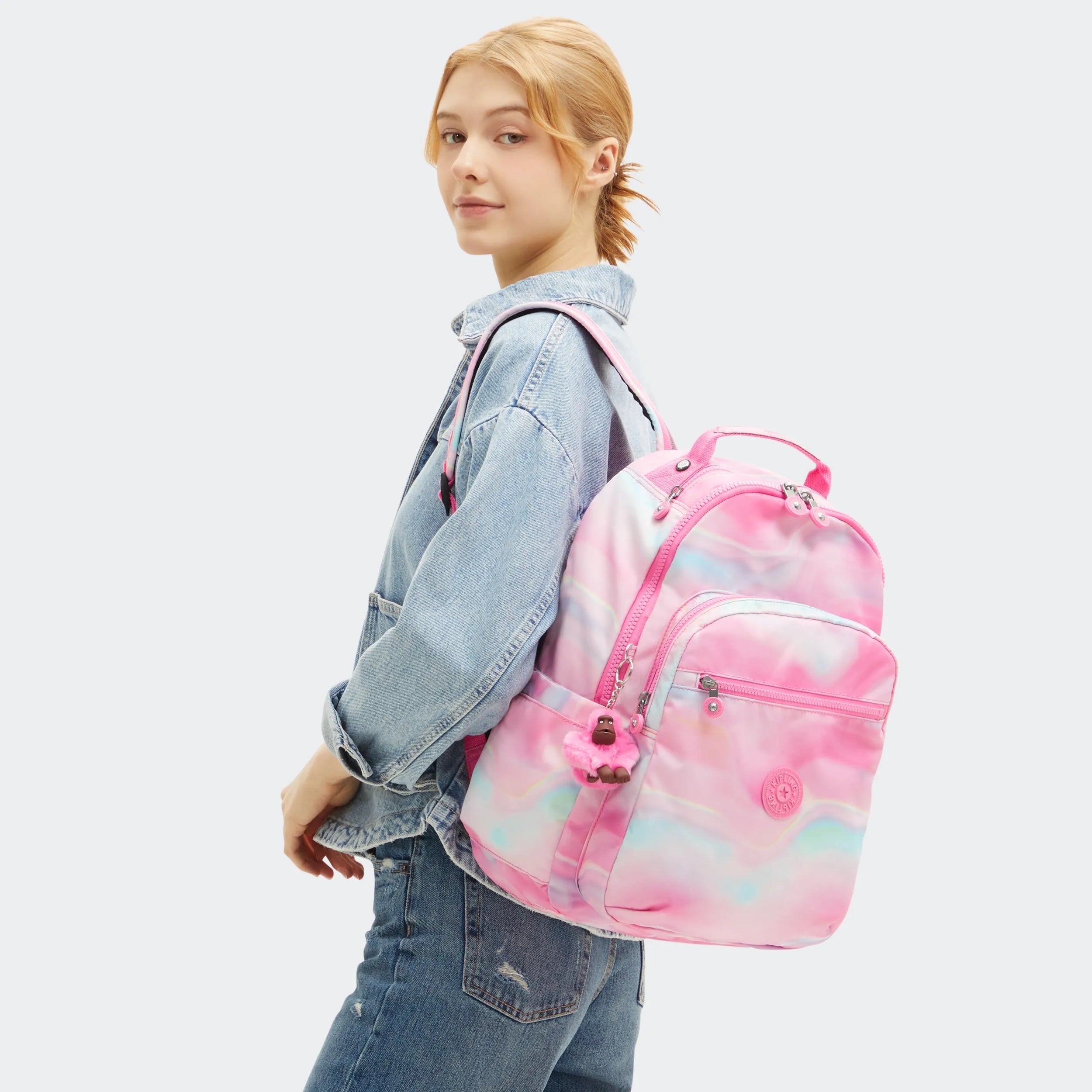 Seoul Large Printed 15 Laptop Backpack