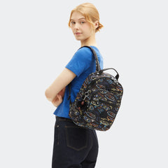 Seoul Small Printed Tablet Backpack