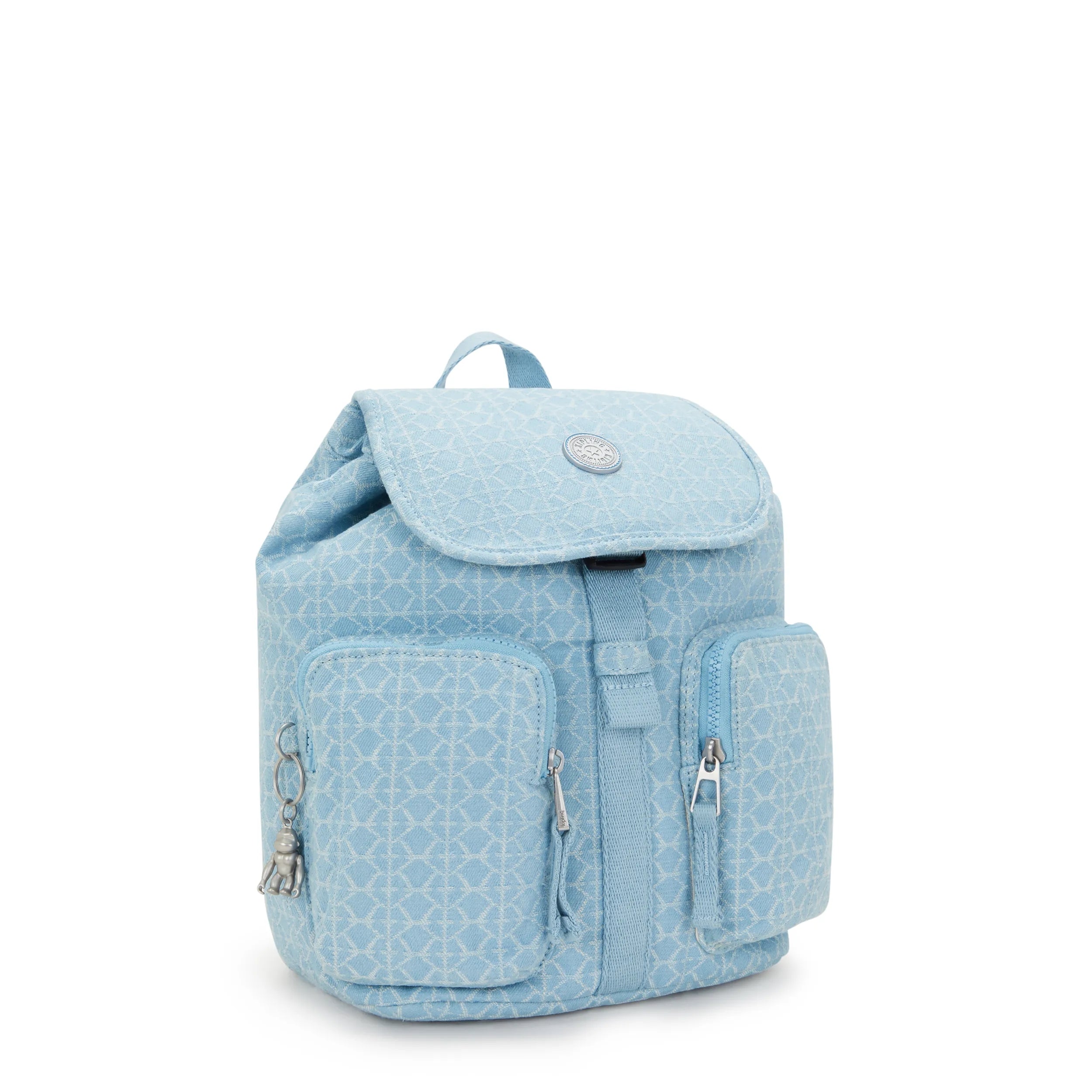 Anto Small Printed Denim Backpack