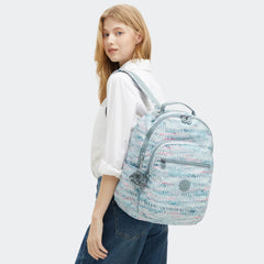 Seoul Large Printed 15 Laptop Backpack