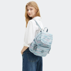 City Zip Small Printed Backpack