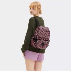 City Zip Small Printed Backpack