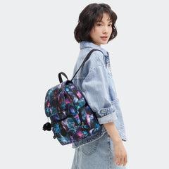City Zip Small Printed Backpack
