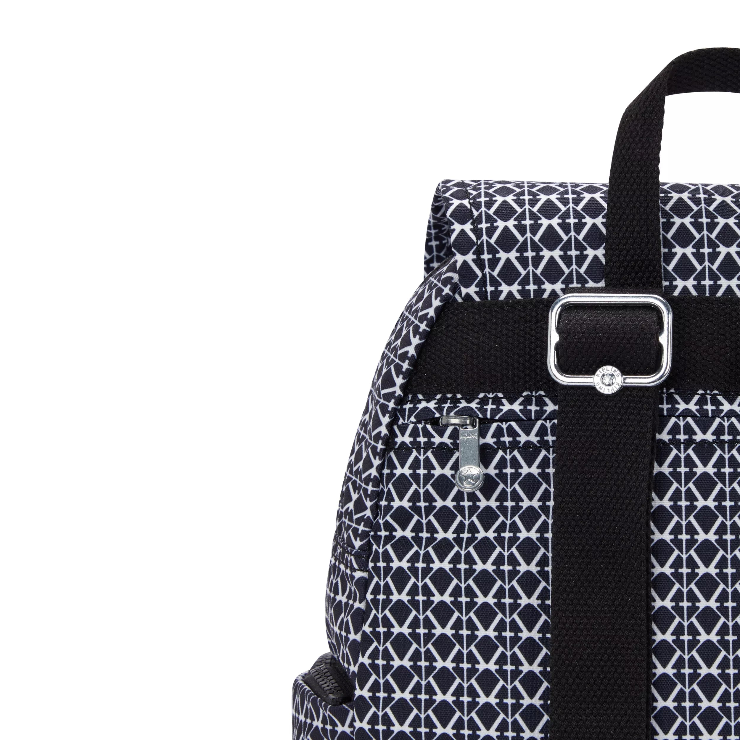 City Zip Small Printed Backpack