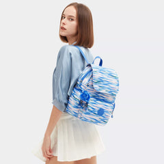 City Zip Small Printed Backpack