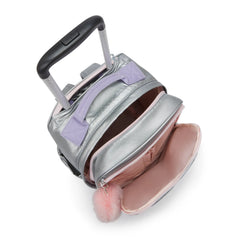 Gaze Large Metallic Rolling Backpack